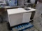 solid surface work counter w/ hand sink