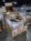 pallet of shopping cart wheels & Gatekeeper stops