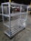 aluminum cooler rack, on casters