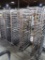 aluminum oven racks, on casters