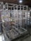 aluminum sheet pan racks, on casters, drip catchers