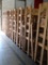 wooden merchandising racks