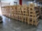 wooden merchandising racks