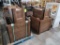 new wooden bins