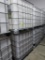 plastic containers in steel cages