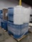 16) plastic & 1) paperboard barrels