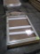 locking glass door for gondola shelving section