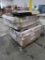 pallet of aluminum case shelves, 16