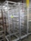 aluminum sheet pan racks, on casters