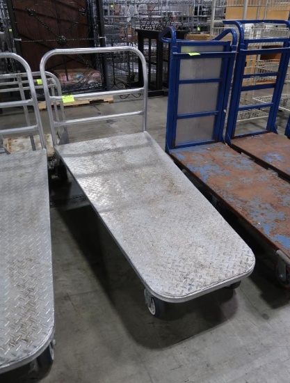 aluminum low flat cart