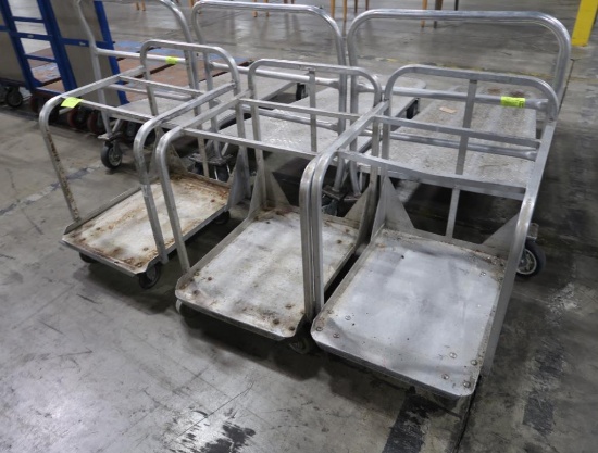 aluminum sheet pan carts