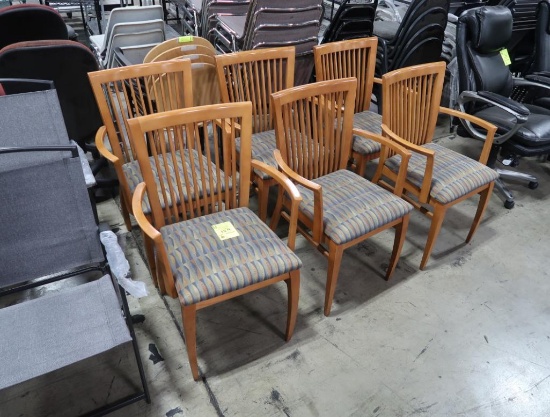 wooden chairs