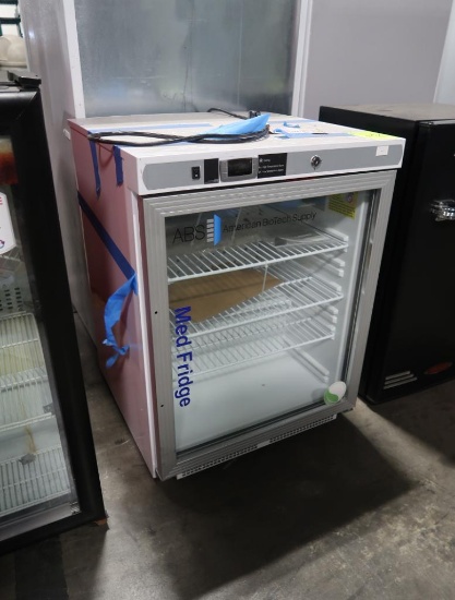 American BioTech glass door cooler