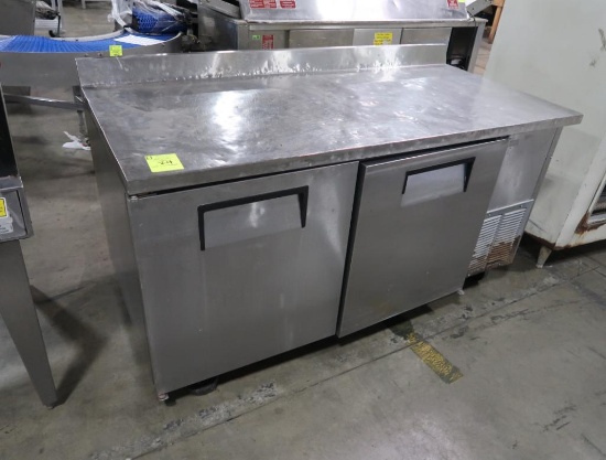 True 2-door work top cooler