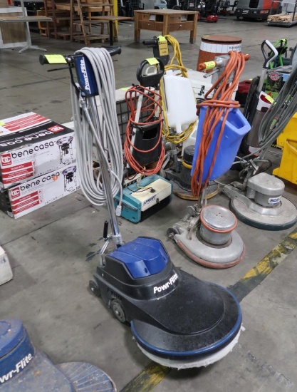 Powr-Flite floor buffer