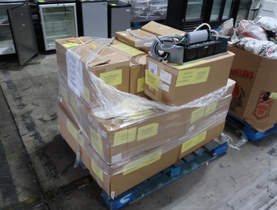 pallet of ArctikBlue condensate removal pump kits