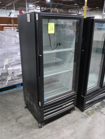 True glass door refrigerated merchandiser