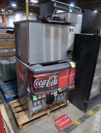 soda fountain w/ ice maker head