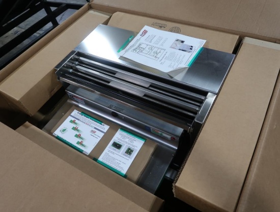 Heat Seal Energy Smart film wrapper, on stand, new in box