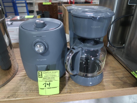 Our Goods air fryer & coffee maker