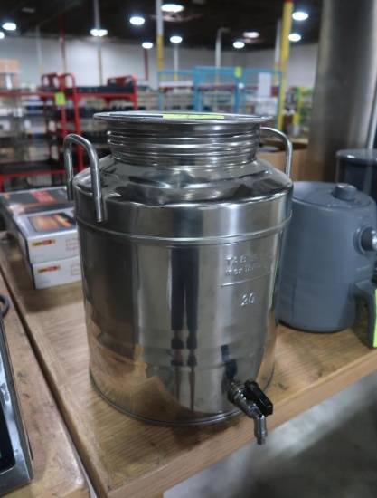 stainless 20 qt dispenser
