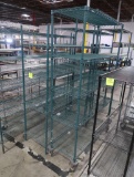 wire shelving units, epoxy coated