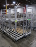 aluminum cooler racks, on casters