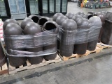 pallets of torpedo trash cans