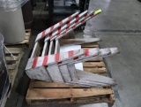 pallet of 4) wooden saw horses