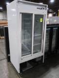 American BioTech glass door refrigerated cooler