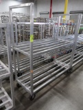 aluminum cooler rack, on casters