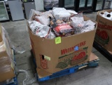 crate of charcoal briquets