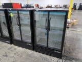 True 2) glass door refrigerated merchandisers