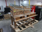 wooden bakery merchandiser w/ ceiling