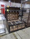 bulk bin & hanging merchandise shelf