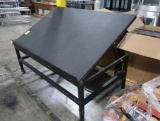 produce merchandiser w/ variable angle top