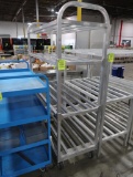 aluminum cooler rack, on casters