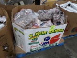 crate of charcoal briquets