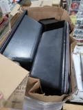 box of 4) plastic & 4) stainless 36