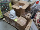 pallet of LED high bay light fixtures