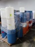 7) steel & 24 plastic barrels