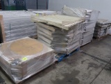 pallets of gondola shelving, mostly Madix & Streater