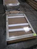 locking glass door for gondola shelving section