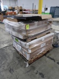 pallet of aluminum case shelves, 16