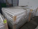 pallets of wire shelves