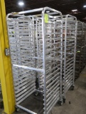 aluminum cooling racks, on casters