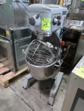 Hobart 30 qt mixer w/ bowl, bowl guard, & 2) whisks