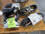 2) 30a electric dryer cords & 2) sets of washing machine hoses