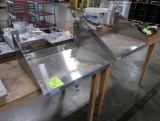stainless wall shelves