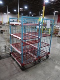 wire shelving stocking carts